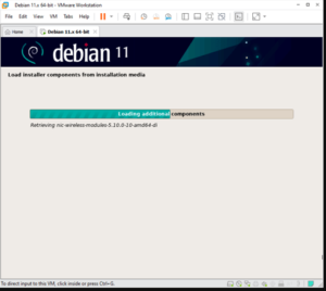 How to install Debian 11 on a VMware workstation