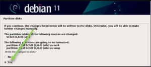 Disk partitioning How to install Debian 11 on a VMware workstation