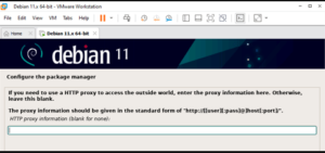  How to install Debian 11 on a VMware workstation Set the package manager up