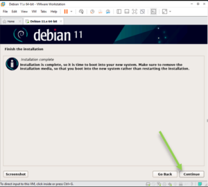 How to install Debian 11 on a VMware workstation Selection of Software