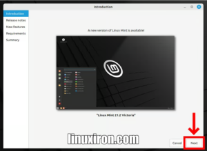 upgrade Linux Mint 21.1 to Linux Mint 21.2